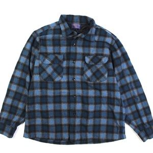 Vintage Pendleton Mens Flannel Board Shirt Large ( Fits like a Small/Medium)